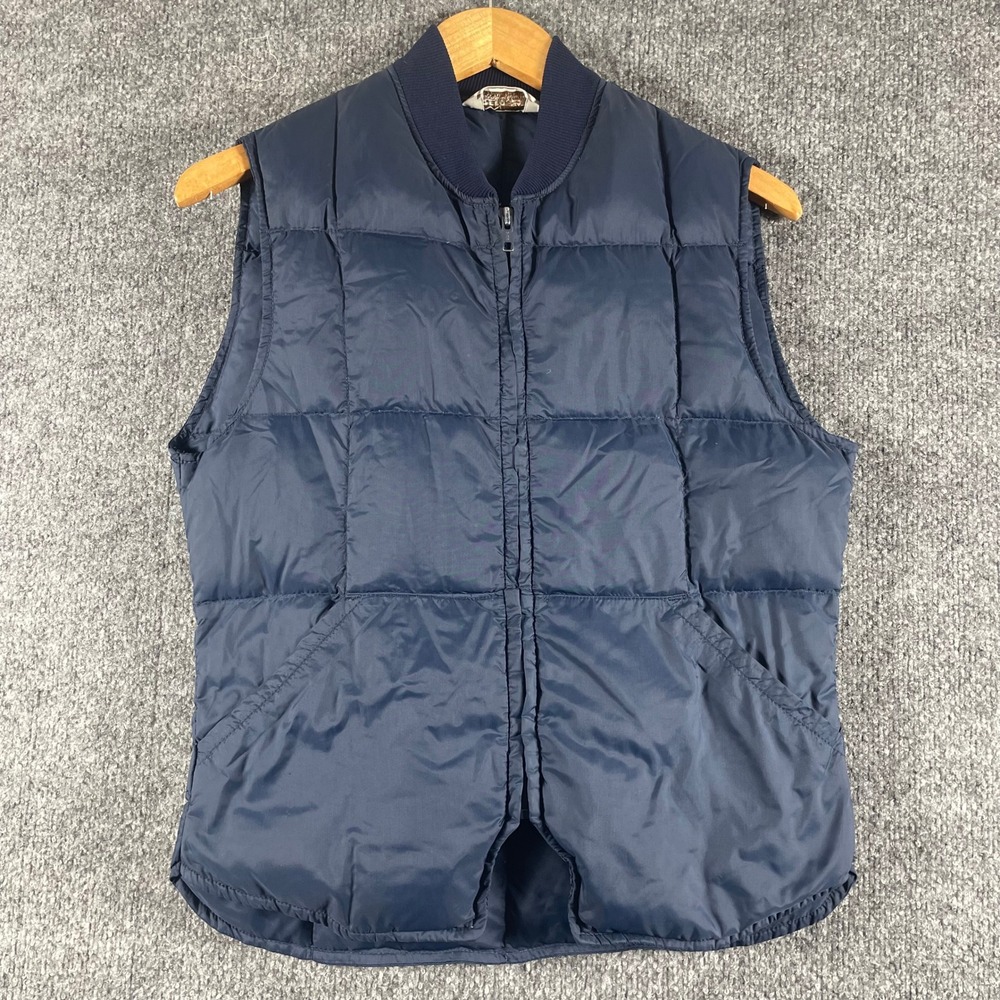 Vintage REI Vest Womens Small Blue Down Puffer Gorpcore 90s Outdoors Hiking